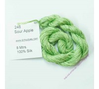 Шёлковое мулине Dinky-Dyes S-248 Sour Apple
